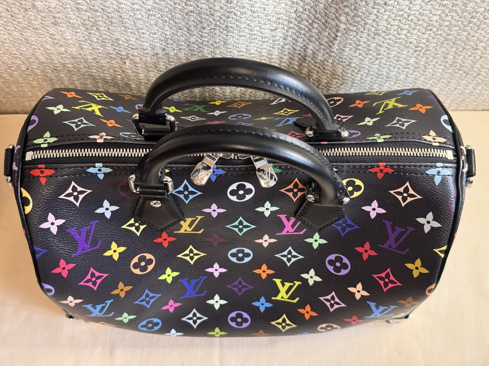 100% Original Louis Vuitton Speedy 30 Soft LV x TM Multicolor M13257